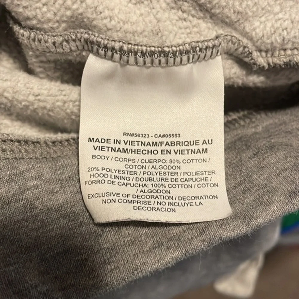 Nike Boy’s Full Zip Essential Hoodie‎ Grey Size Medium